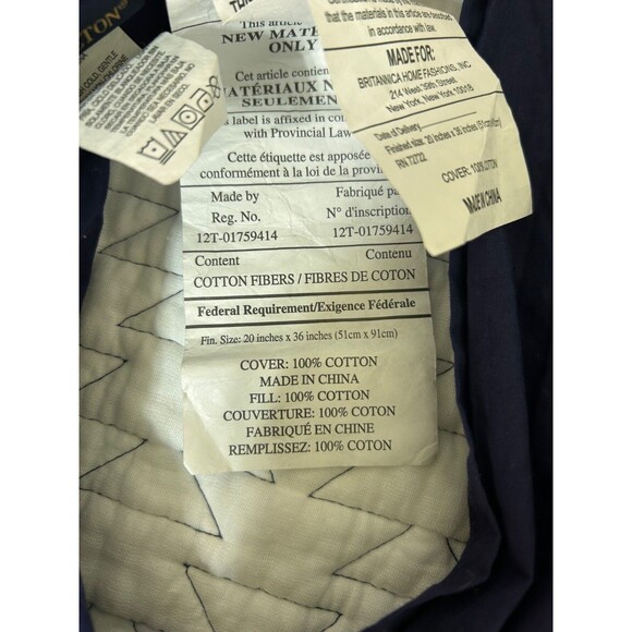 One PENDLETON Sunset Canyon King Quilted Pillow Case Cotton Cover Sham 20x36 - Picture 10 of 10